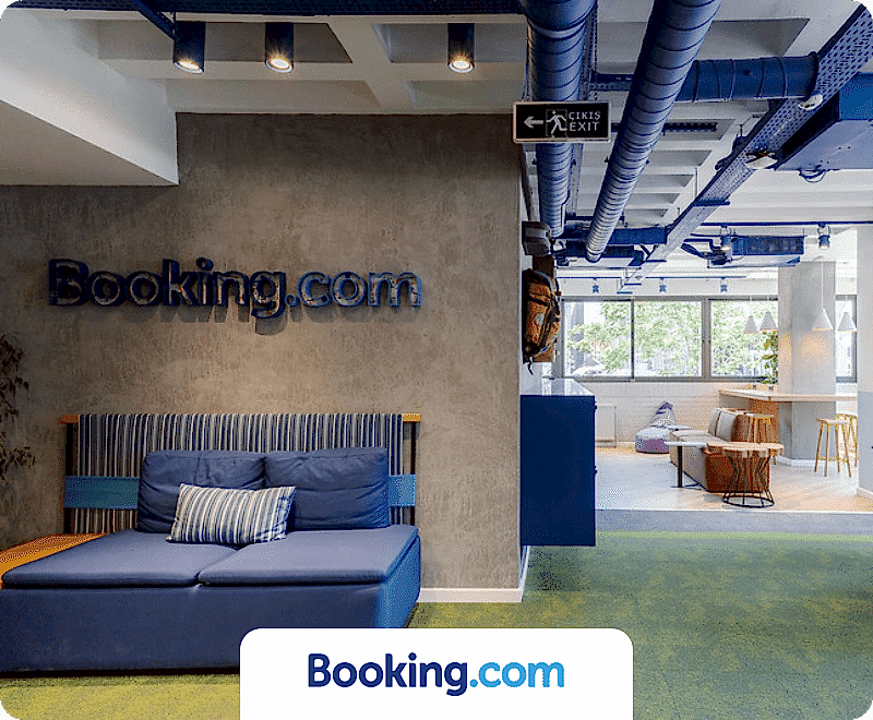 Kolektif House iş ortaklarından Booking'nin promosyonel logo görseli