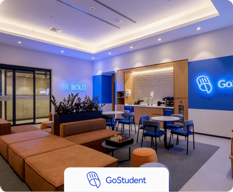 Kolektif House iş ortaklarından GoStudent'nin promosyonel logo görseli