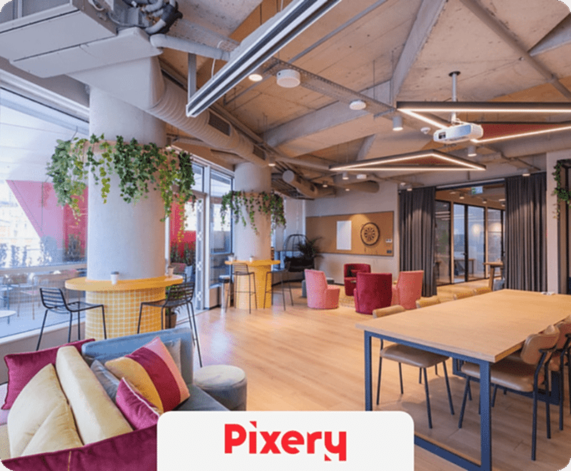 Kolektif House iş ortaklarından Pixery'nin promosyonel logo görseli