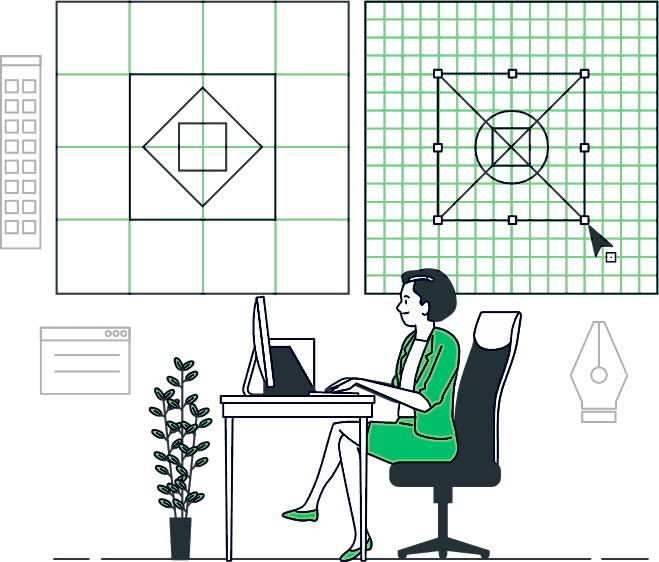 Kolektif House mimari tasarım çözümleri için ızgara düzen tasarımı.